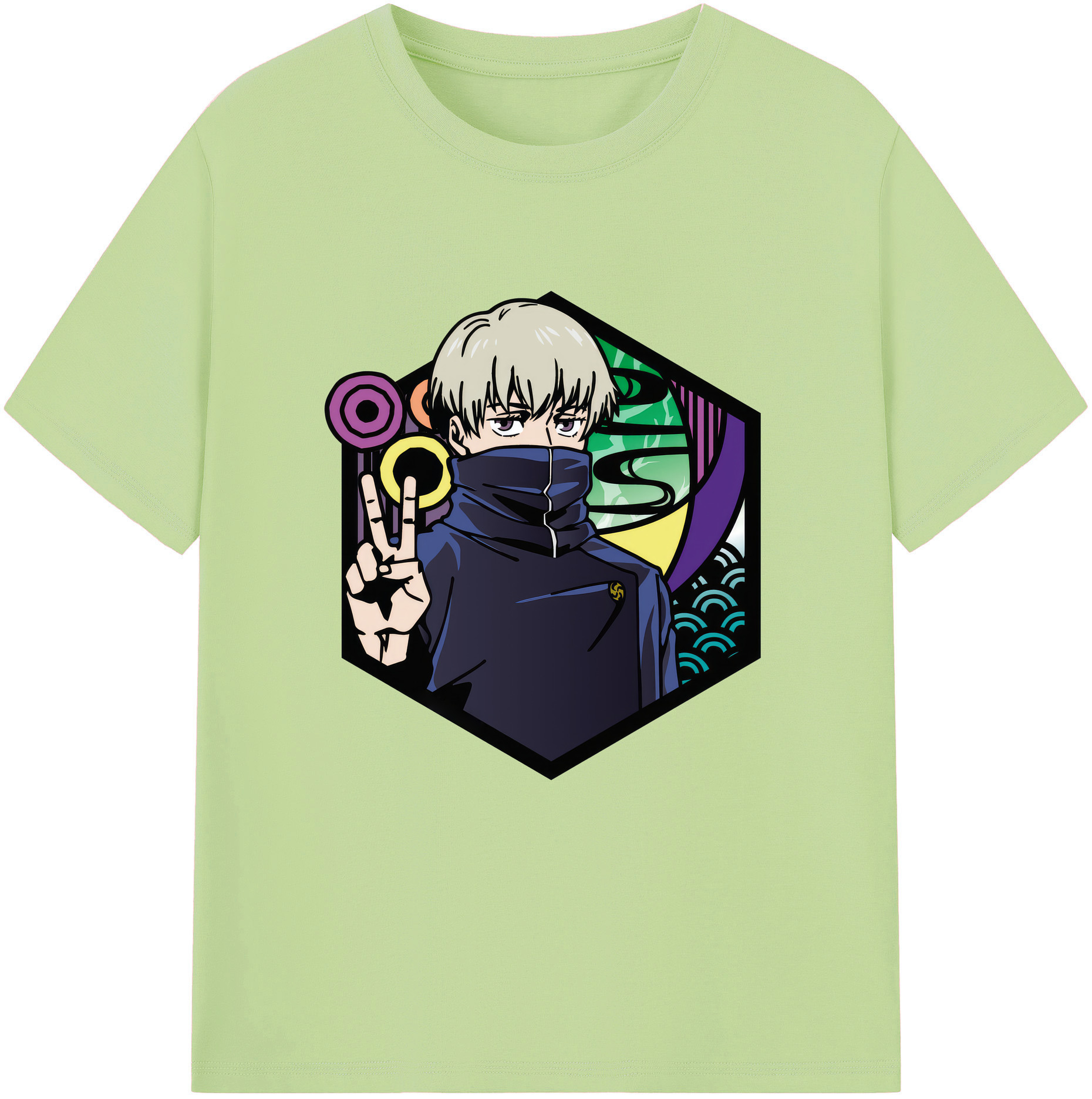 （画像用） 呪術廻戦 Jujutsu Kaisen 綿100％半袖Tシャツ（フロントプリント）